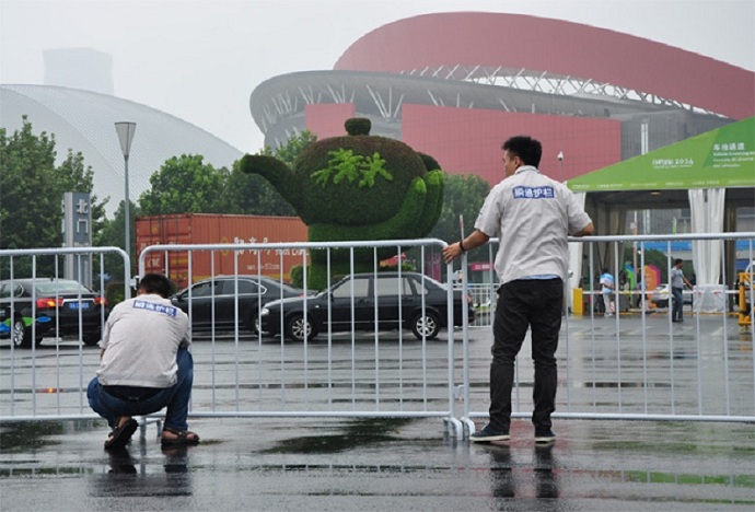 愛可青市政護欄用于2014南京青奧會